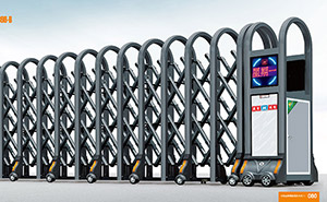 鋁合金伸縮門 - 大彎網(wǎng)花1366-B鋁合金伸縮門