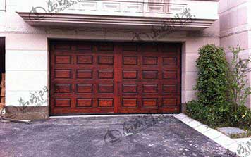 實木鋁合金車庫門