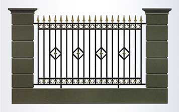 ZYF-9010別墅門圍墻欄桿系列