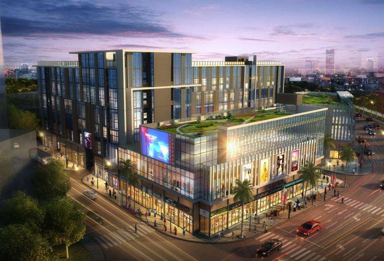 佛山富力廣場(chǎng)護(hù)欄案例 - 中出網(wǎng)-智能出入口與停車(chē)充電門(mén)戶