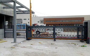 河北旺哥食品有限公司段滑門案例 - 中出網(wǎng)-智能出入口與停車充電門戶