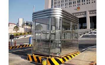 不銹鋼藝術崗亭