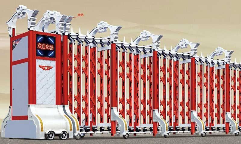 勇士電動伸縮門