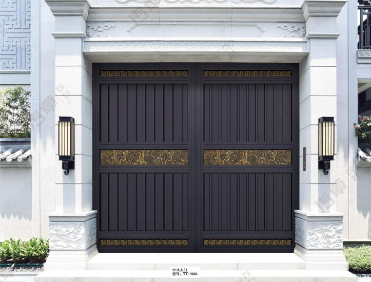 鋁藝精鑄庭院門系列-中式大門TY-2058