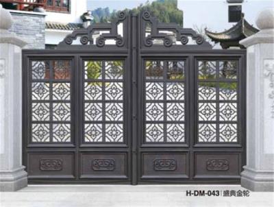 別墅大門豪華鋁藝庭院門H-DM-0043