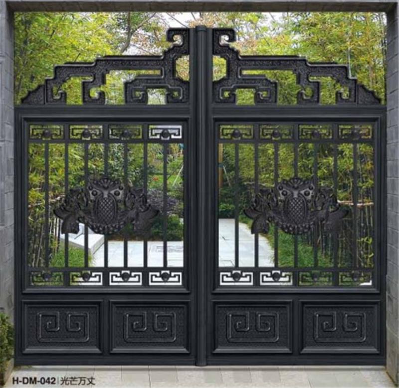 別墅大門豪華鋁藝庭院門H-DM-042