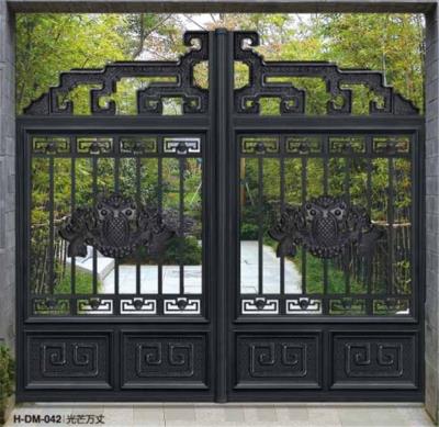 別墅大門豪華鋁藝庭院門H-DM-042