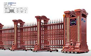 鋁合金伸縮門 - 歐雷斯盾A601鋁合金伸縮門