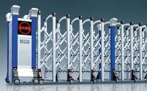 華美-L鋁合金伸縮門(mén)