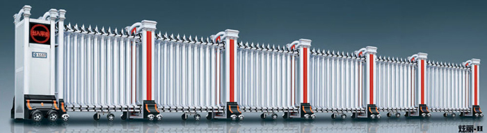 南北德信炫麗-H鋁合金伸縮門