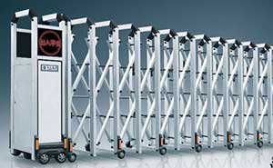 永固A640鋁合金伸縮門(mén)