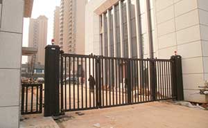 湖北省黃石市地稅局智能無軌懸浮門工程案例 - 中出網(wǎng)-智能出入口與停車充電門戶