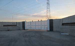 鹽城西大豐劉莊自來水廠智能安全伸縮平移門工程案例 - 中出網(wǎng)-智能出入口與停車充電門戶