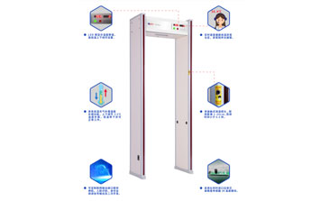 AT300DT通過(guò)式紅外測(cè)溫型金屬探測(cè)安檢門(mén)