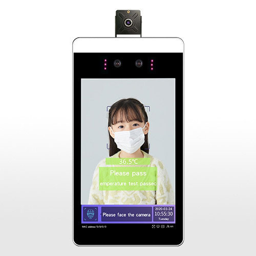 英文版溫度檢測人臉識(shí)別終端A款