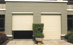 深圳圣莫麗斯花園別墅車庫門案例