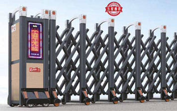 鋁合金伸縮門 - 富貴FGL-C820(灰色)