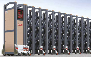 鋁合金伸縮門 - 富貴FGL-C844(灰色)