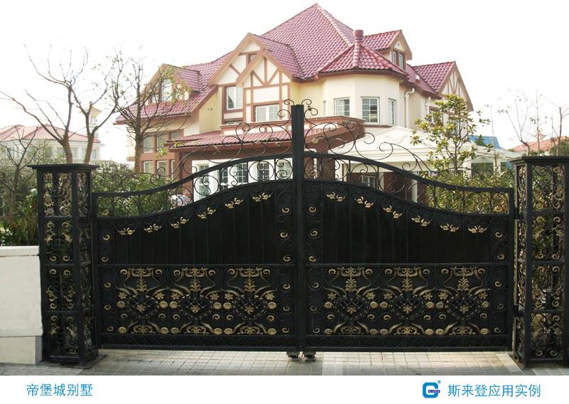 帝堡城別墅開門機案例 - 中出網(wǎng)-智能出入口與停車充電門戶