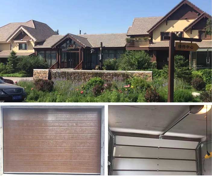原鄉(xiāng)美利堅別墅車庫門案例 - 中出網(wǎng)-智能出入口與停車充電門戶