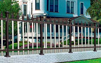 鋅鋼護欄 - 護欄 02（古銅色）