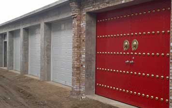 彩鋼板車門車庫門