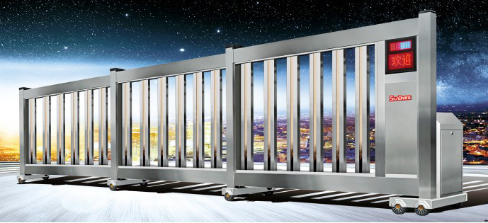 分段平移懸浮門