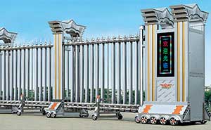 不銹鋼伸縮門 - 門王D-SSCL-J1302不銹鋼伸縮門