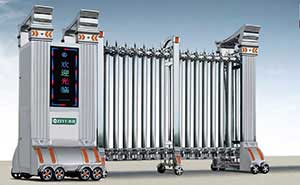 不銹鋼伸縮門 - 巨航706-C不銹鋼伸縮門