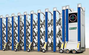 不銹鋼伸縮門(mén) - 巨龍2號(hào)不銹鋼伸縮門(mén)