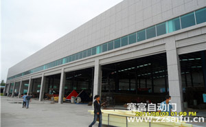 益陽沅江太陽鳥車間抗風卷簾門案例