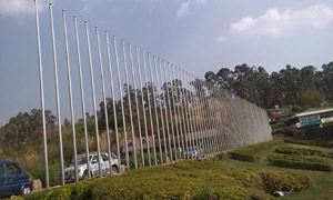 云南昆明園藝博覽園旗桿案例