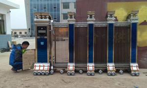 榆中縣水調(diào)工程伸縮門(mén)案例 - 中出網(wǎng)-智能出入口與停車(chē)充電門(mén)戶(hù)