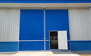 安陽八方路橋設備有限公司工業(yè)平移門案例 - 中出網(wǎng)-智能出入口與停車充電門戶