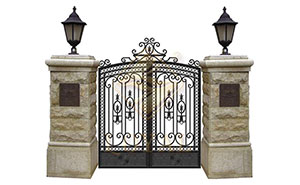 粗獷庭院門(mén)