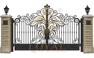 柔美庭院門(mén)