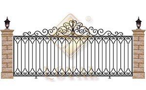 圍墻護(hù)欄 - 古樸圍欄