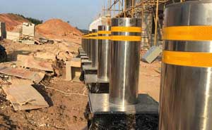 廣西武警總隊升降柱案例