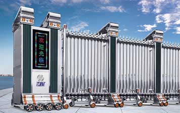 不銹鋼伸縮門 - 王者風(fēng)范一代QG-G1590不銹鋼伸縮門