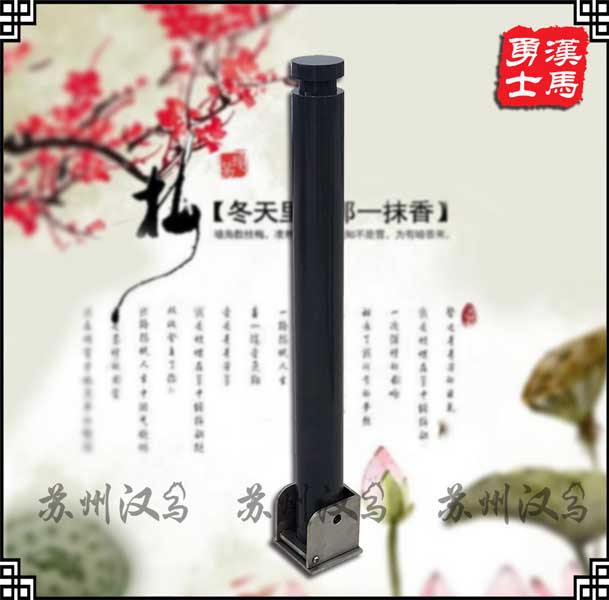 可放倒式交通路障升降柱