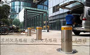 南京江蘇銀行升降柱案例