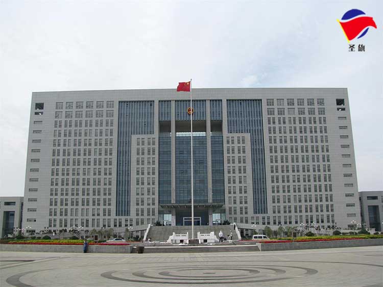 政府旗桿案例 - 中出網(wǎng)-智能出入口與停車(chē)充電門(mén)戶