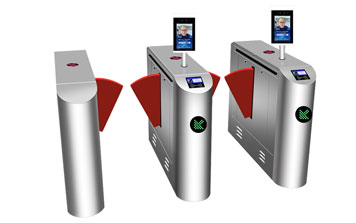 通道閘 - 學(xué)校測溫人臉識別翼閘