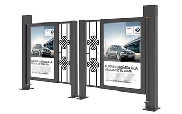 廣告小門 - 中國風風格人行通道廣告門