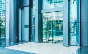 上海東亞銀行大廈旋轉(zhuǎn)門(mén)案例 - 中出網(wǎng)-智能出入口與停車(chē)充電門(mén)戶(hù)