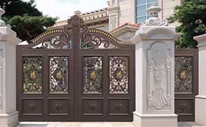 保利獨墅西岸別墅大門案例