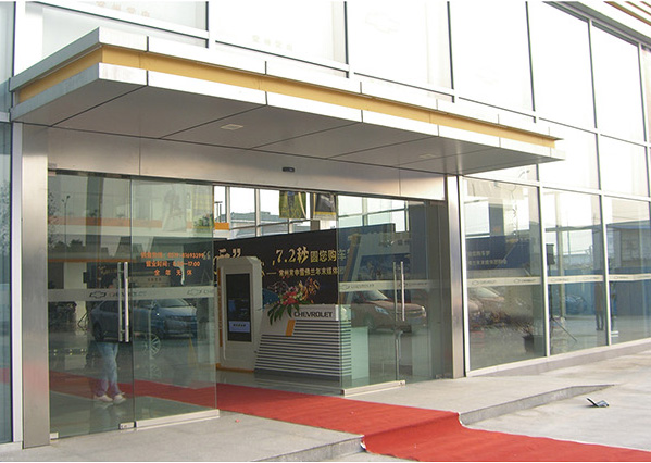 CK1000純玻璃自動平移門