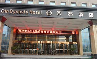 咸陽(yáng)帝都酒店旋轉(zhuǎn)門工程案例