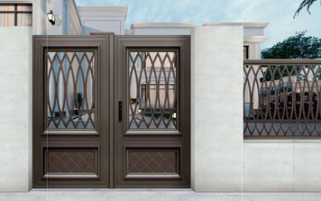 電動(dòng)折疊門 - 簡璞-GP-19312（名流深咖）