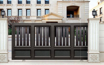 電動(dòng)平移門 - 古道拾光-PYM-19328（深紫藍(lán)+紅銅）